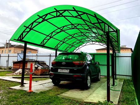 Автонавесы из поликарбоната в Санкт-Петербурге Автонавесы из поликарбоната в Санкт-Петербурге