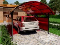 Навес из поликарбоната для автомобиля